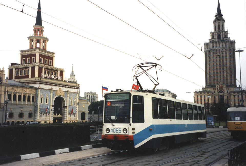 Москва. 71-608К (КТМ-8) №4066, Tatra T3SU №2668