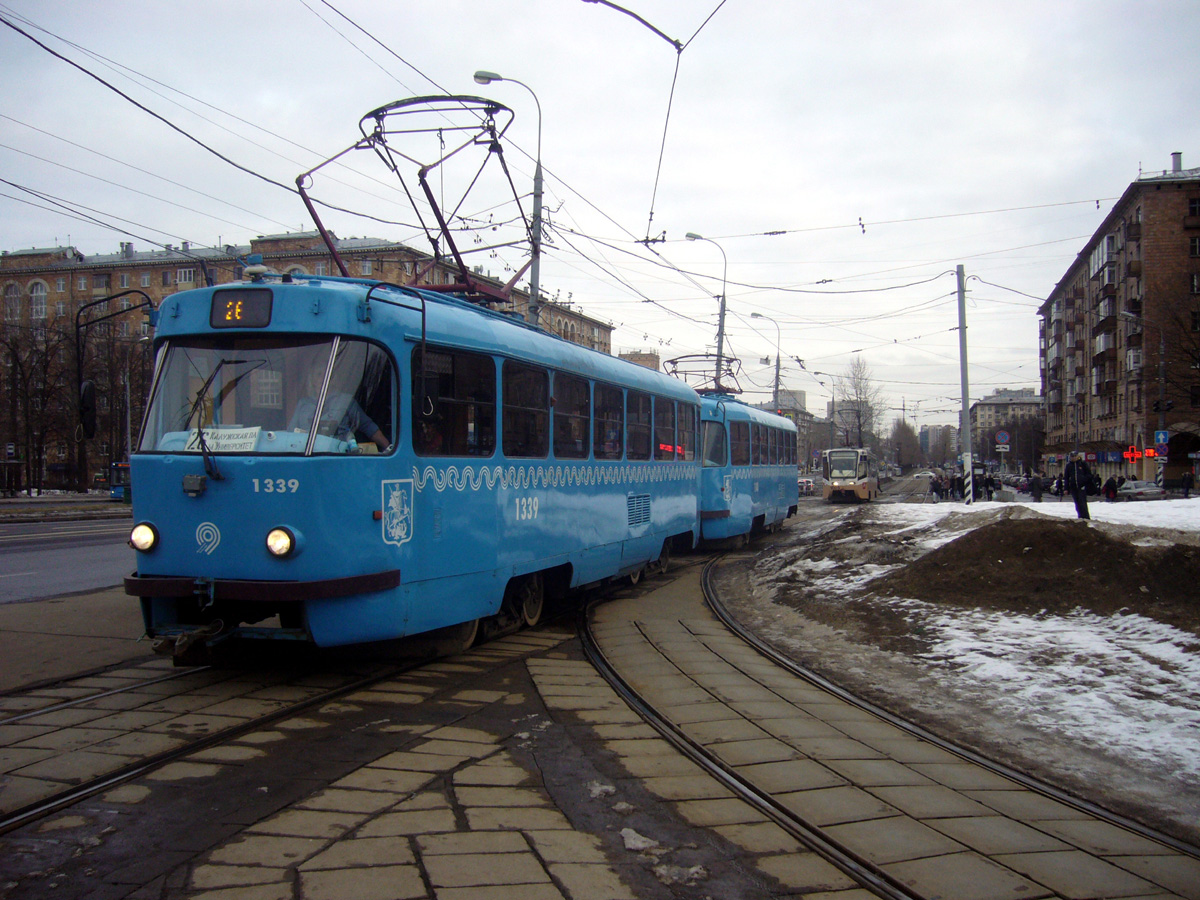 Москва. Tatra T3 (МТТЧ) №1339, Tatra T3 (МТТЧ) №1340