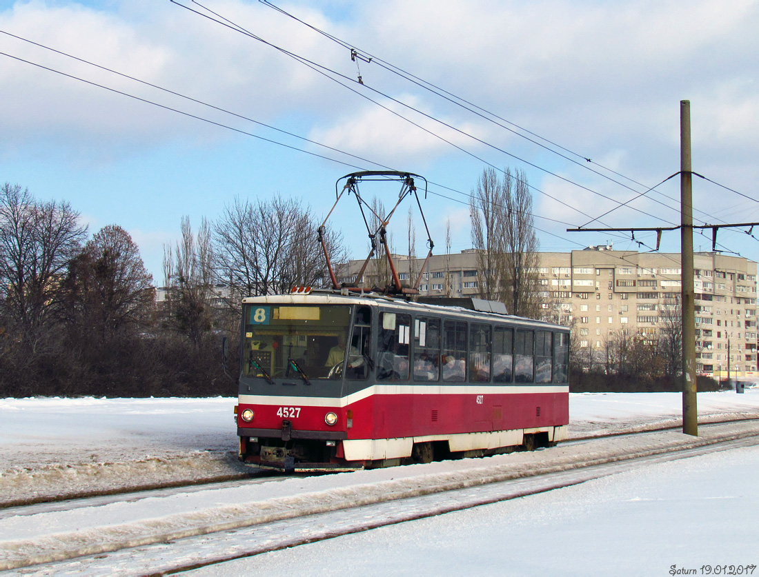 Харьков. Tatra T6B5 (Tatra T3M) №4527