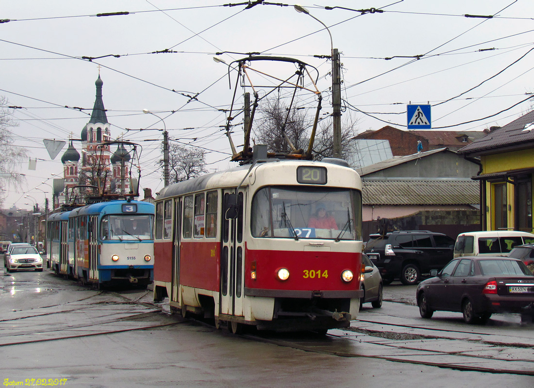 Харьков. Tatra T3SUCS №3014