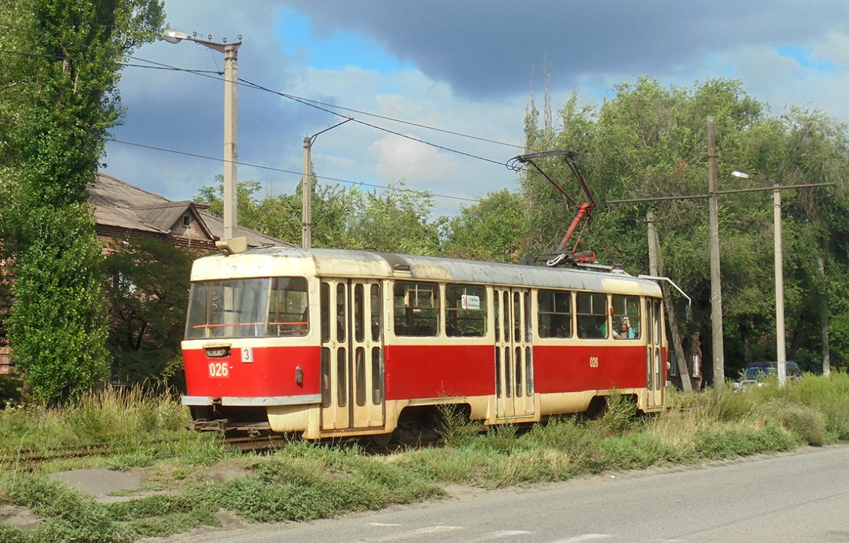 Кривой Рог. Tatra T3R.P №026
