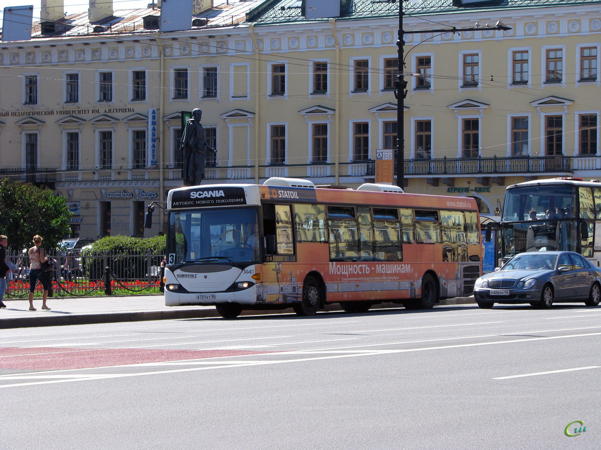 Санкт-Петербург. Scania OmniLink в751ат