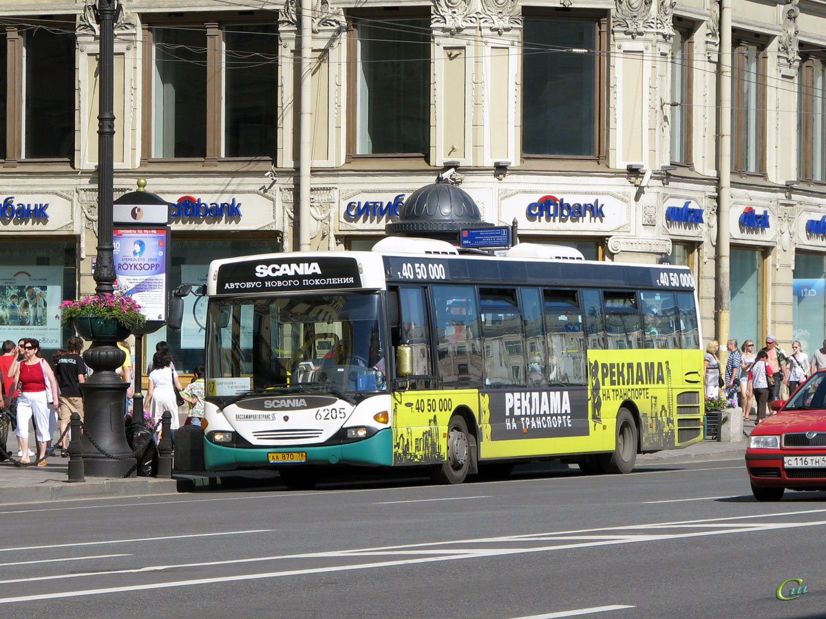 Санкт-Петербург. Scania OmniLink CL94UB аа870