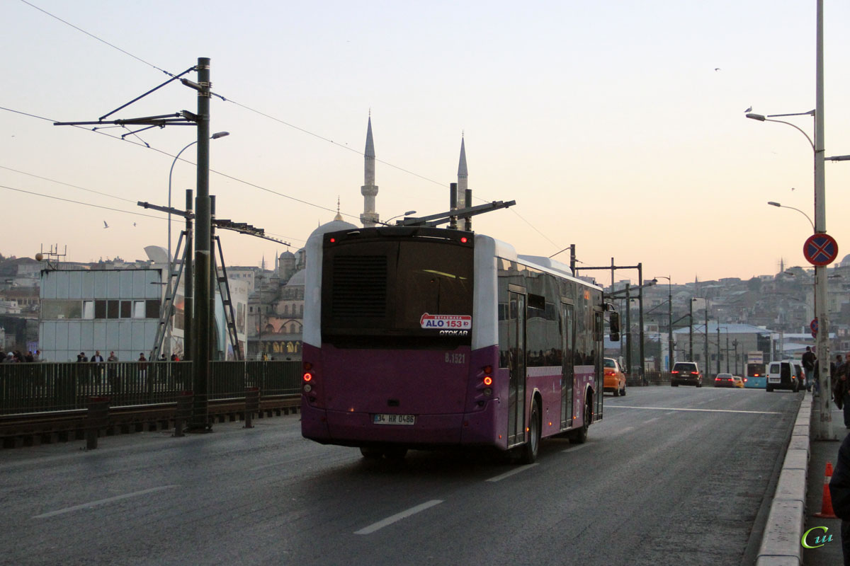 Стамбул. Otokar Kent 290LF 34 HR 0486