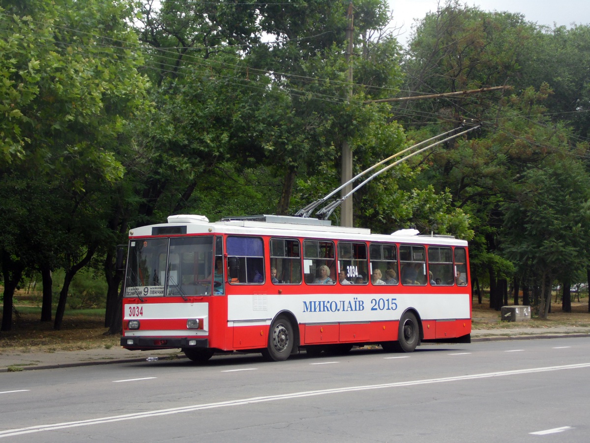 Николаев. Škoda 14Tr08/6 №3034
