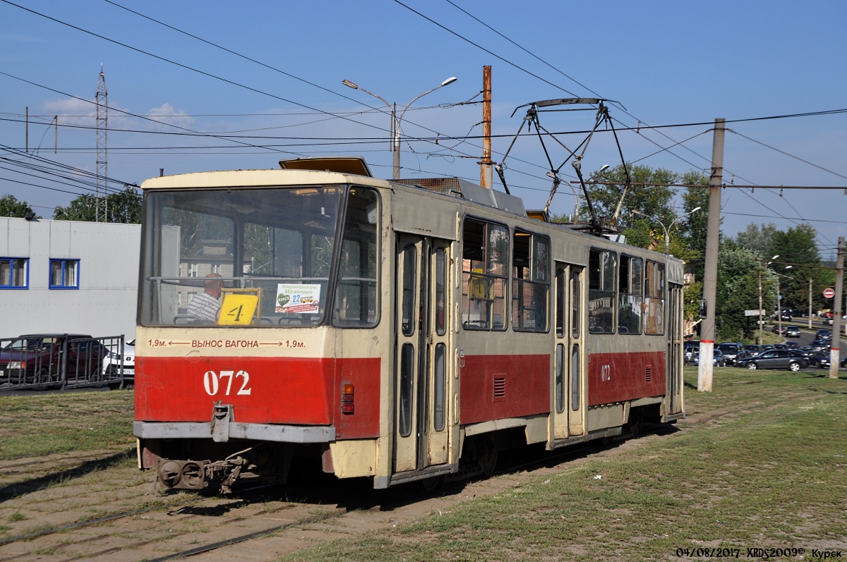 Курск. Tatra T6B5 (Tatra T3M) №072