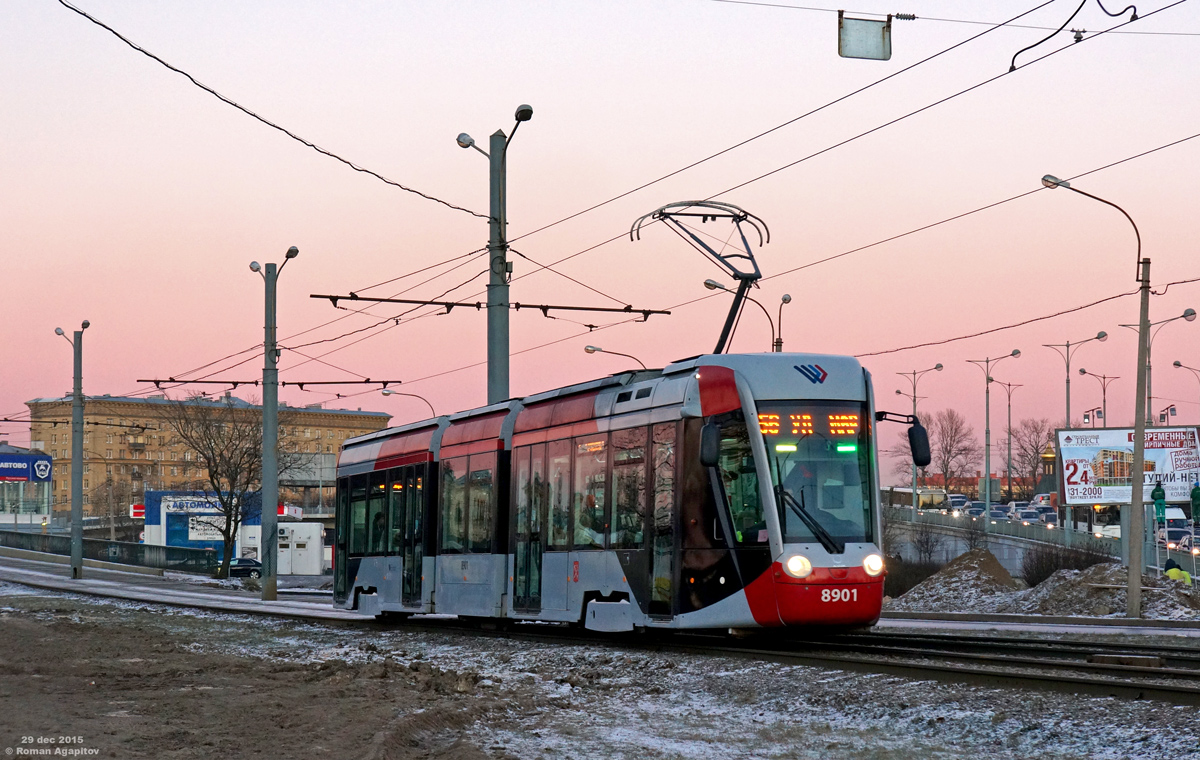 Санкт-Петербург. Alstom Citadis 301 CIS (71-801) №8901