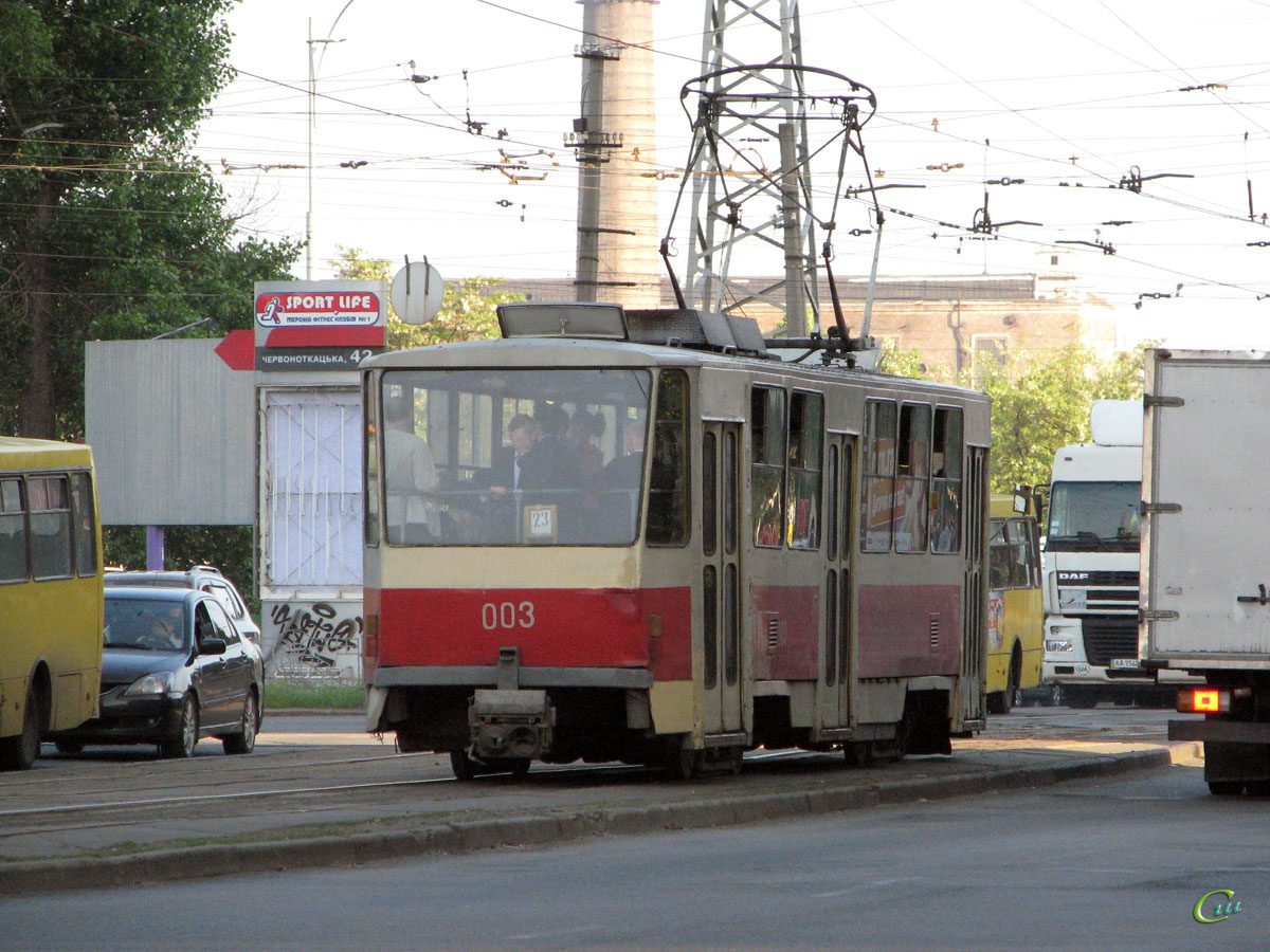 Киев. Tatra T6B5 (Tatra T3M) №003