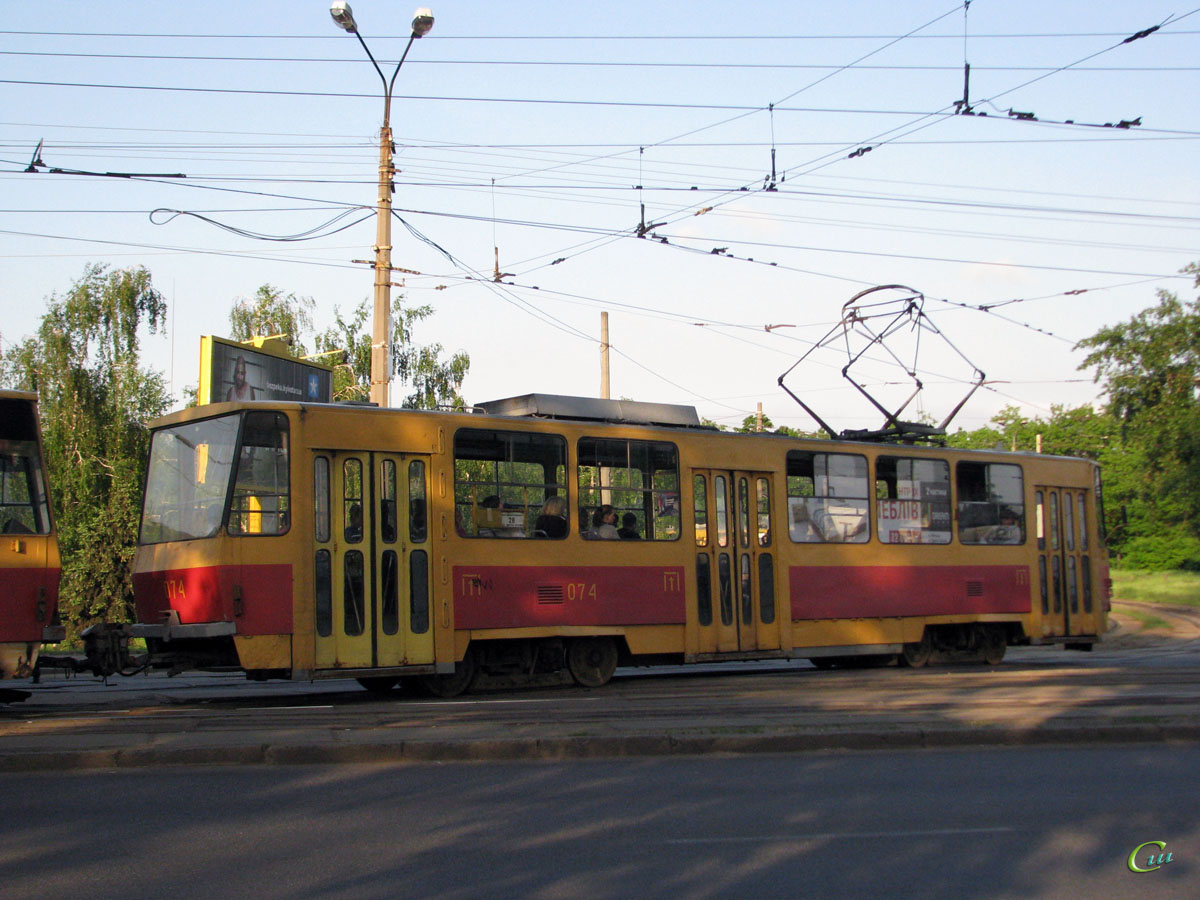 Киев. Tatra T6B5 (Tatra T3M) №074