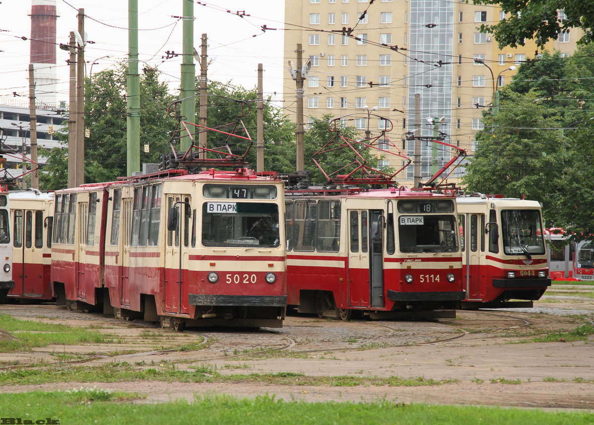 Санкт-Петербург. ЛВС-86К №5043, ЛВС-86К №5020, ЛВС-86К №5114