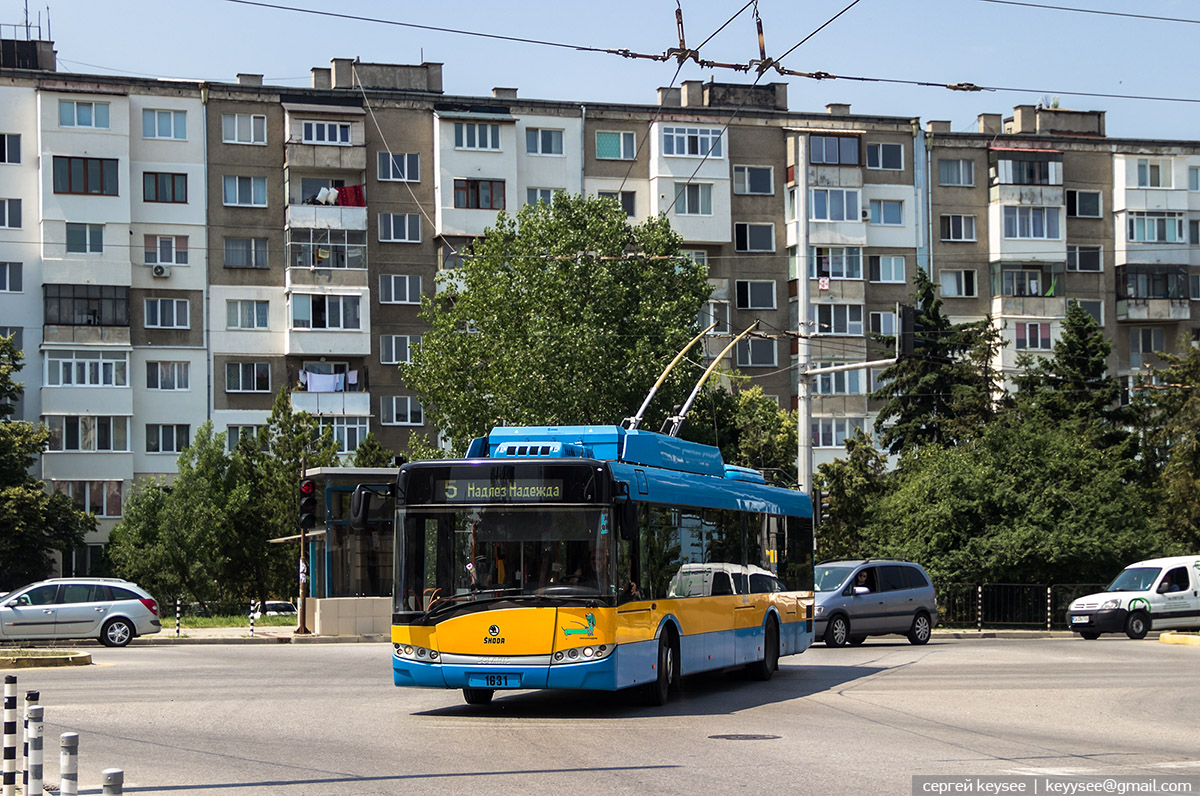 София. Троллейбус Škoda 27Tr Solaris № 1631, маршрут 5