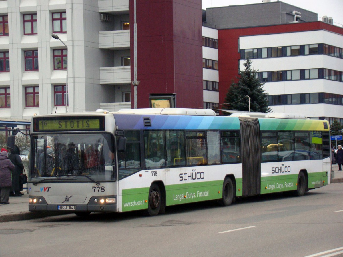 Вильнюс. Volvo 7700A BOU 841