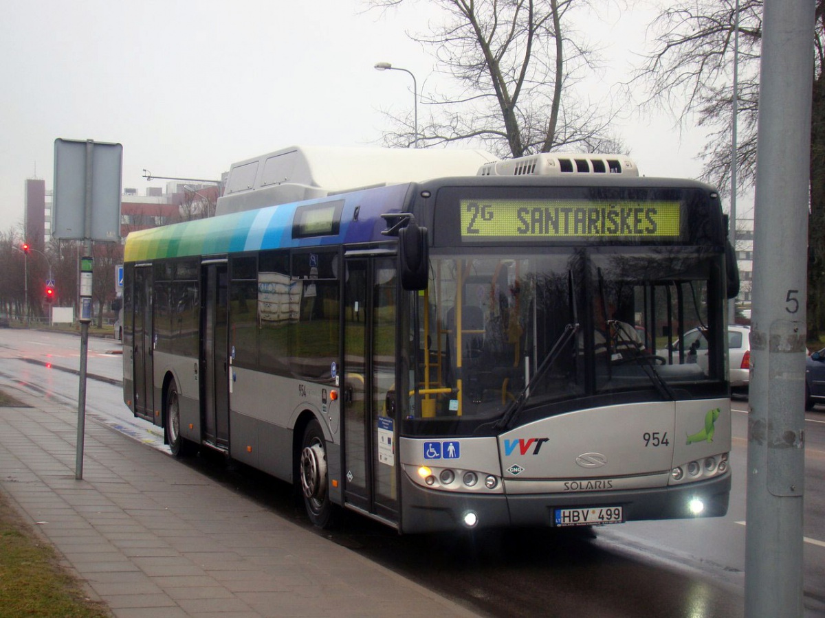 Вильнюс. Solaris Urbino 12 CNG HBV 499