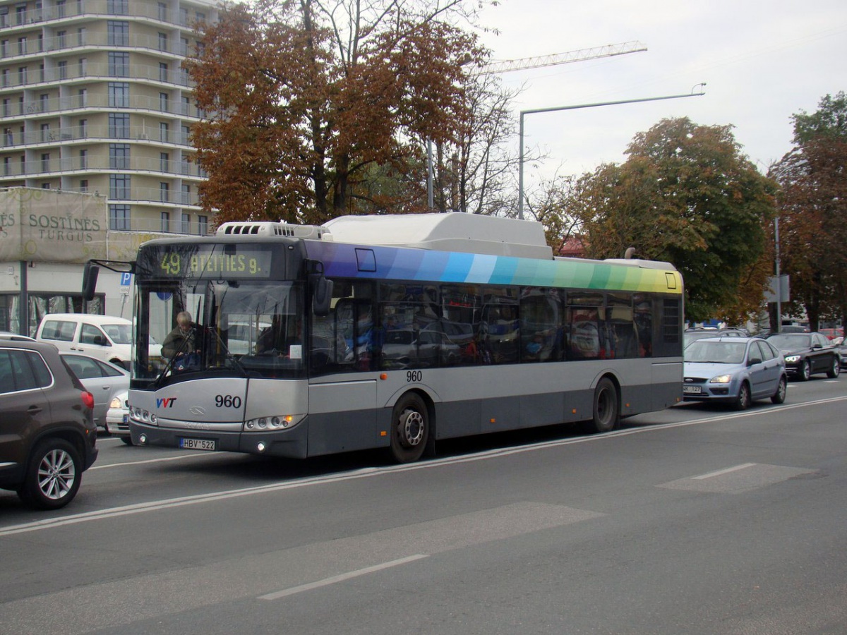Вильнюс. Solaris Urbino 12 CNG HBV 522