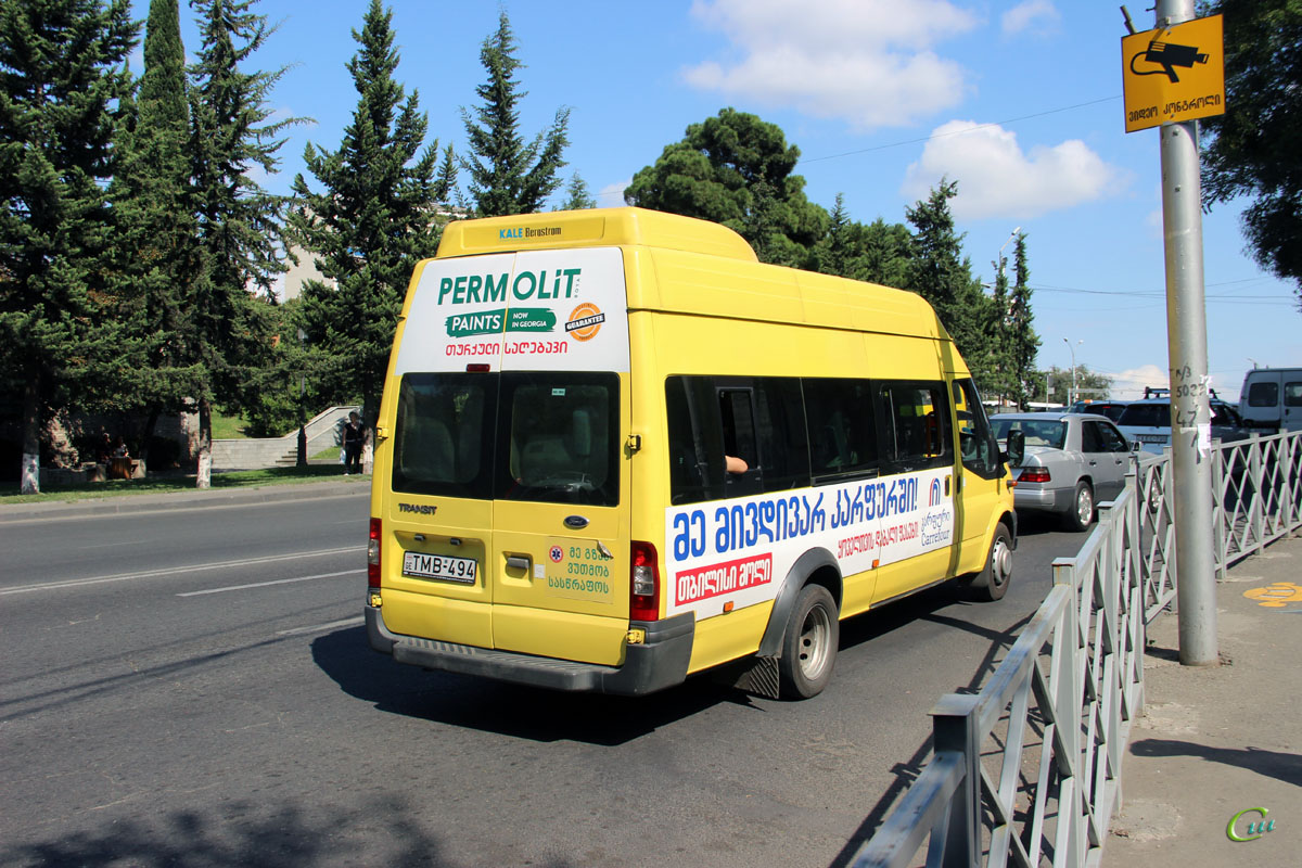 Тбилиси. Avestark (Ford Transit) TMB-494