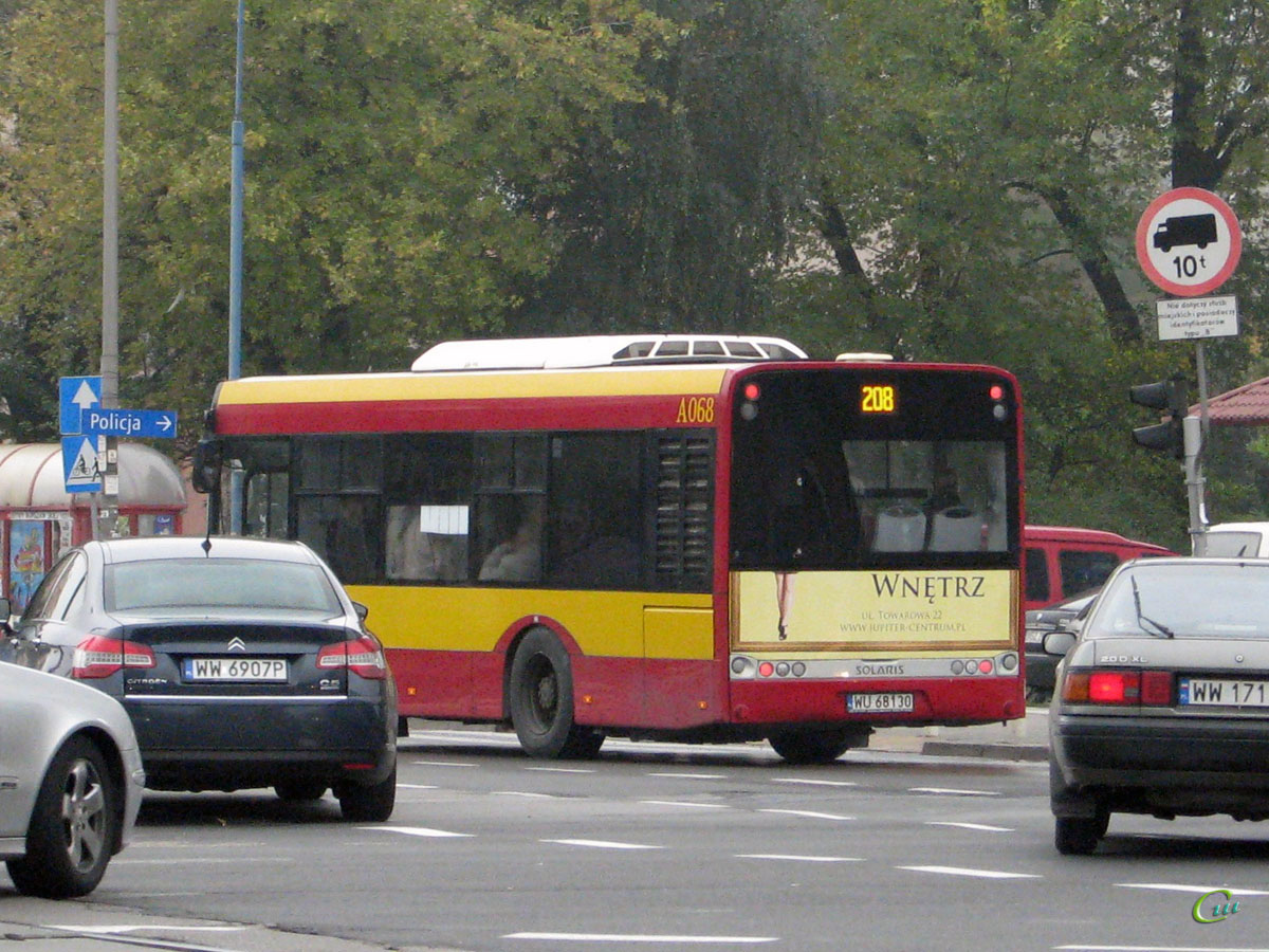 Варшава. Solaris Urbino III 8.6 WU 68130