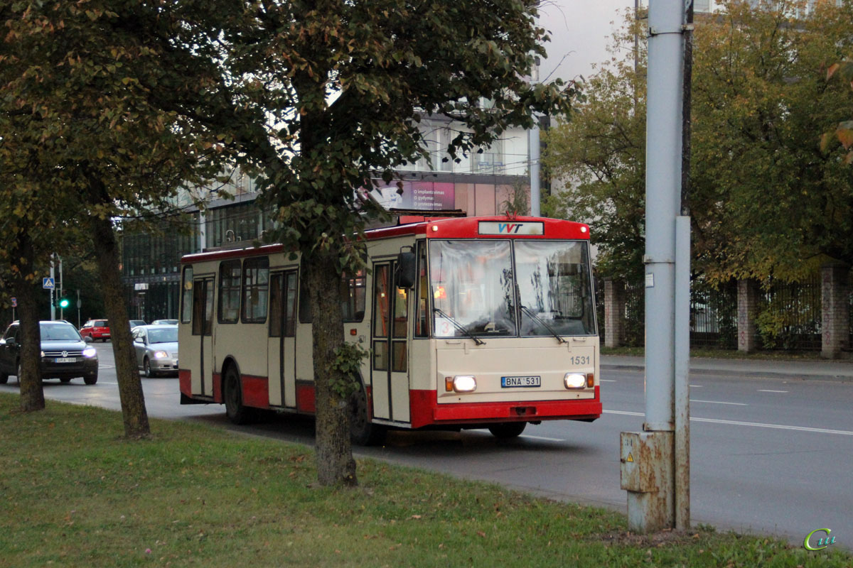 Вильнюс. Škoda 14Tr02/6 №1531