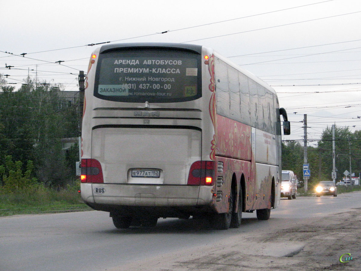 Дзержинск. MAN R08 Lion's Top Coach е977ат