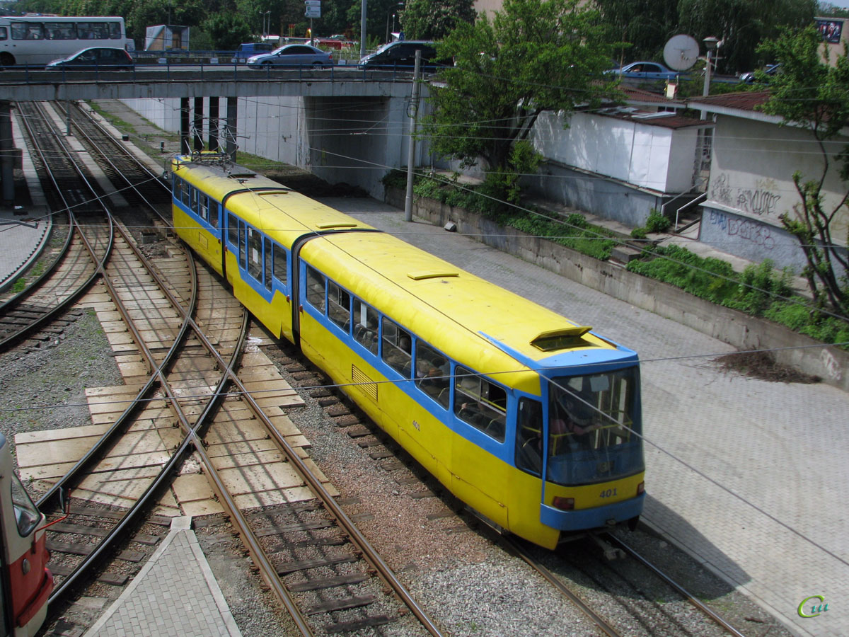 Киев. Tatra KT3 №401