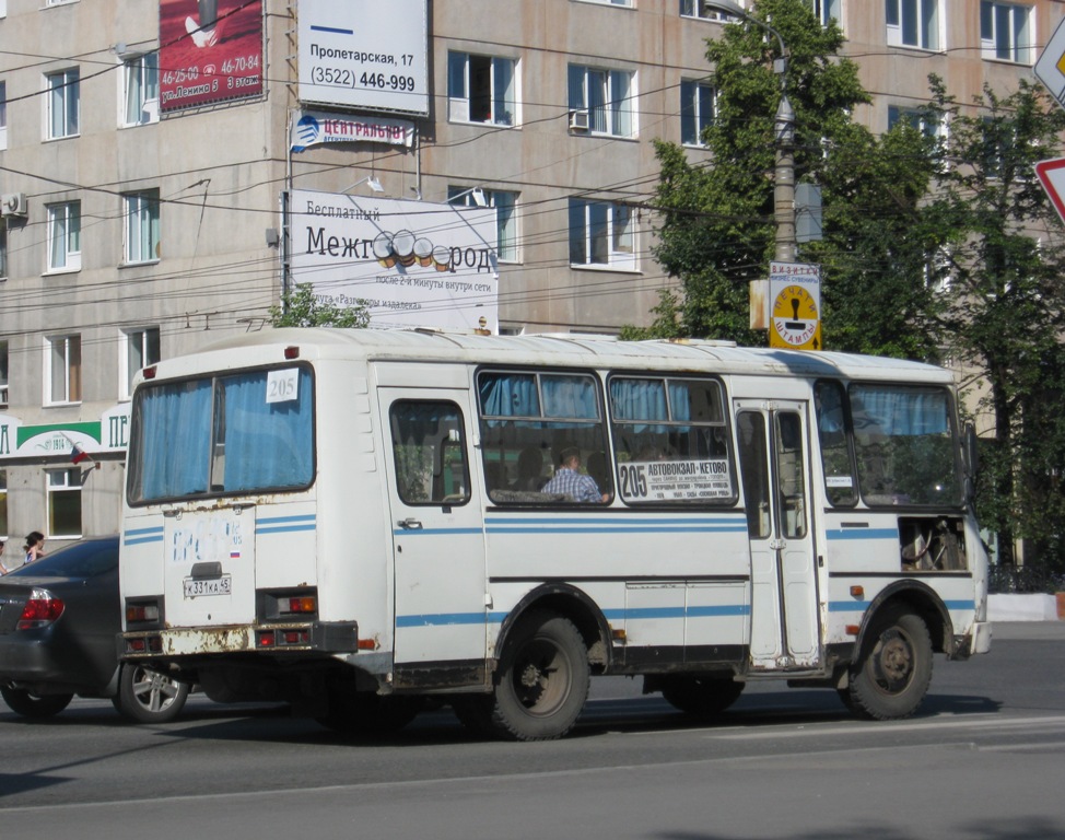 Курган. ПАЗ-3205-110 к331ка