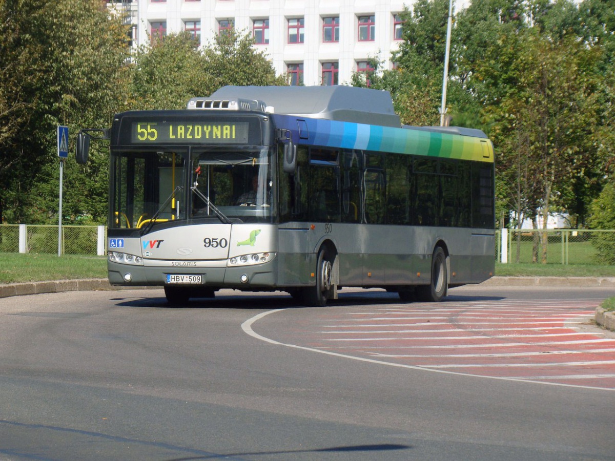 Вильнюс. Solaris Urbino 12 CNG HBV 509