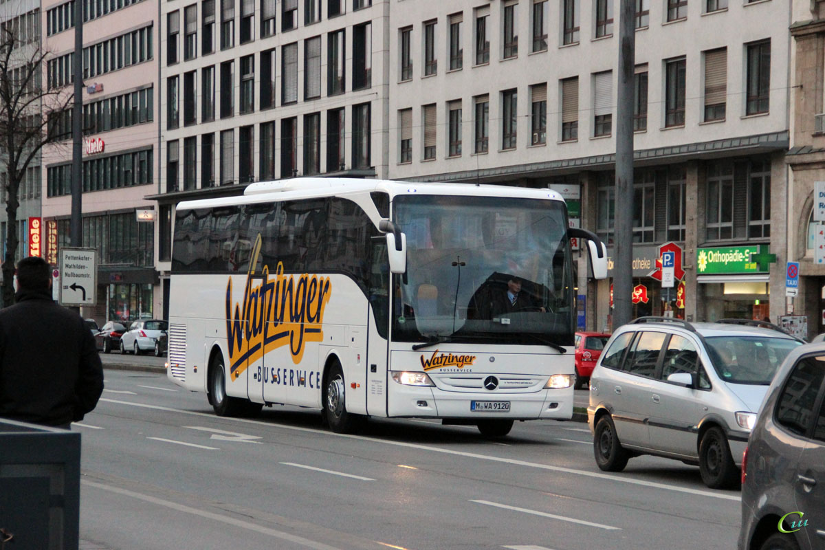 Мюнхен. Mercedes-Benz Tourismo M-WA 9120