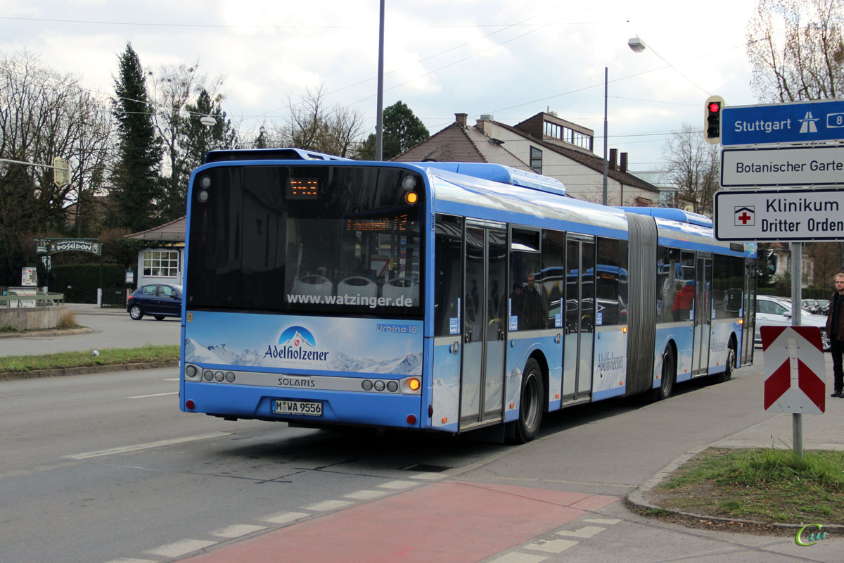 Мюнхен. Solaris Urbino 18 M-WA 9556