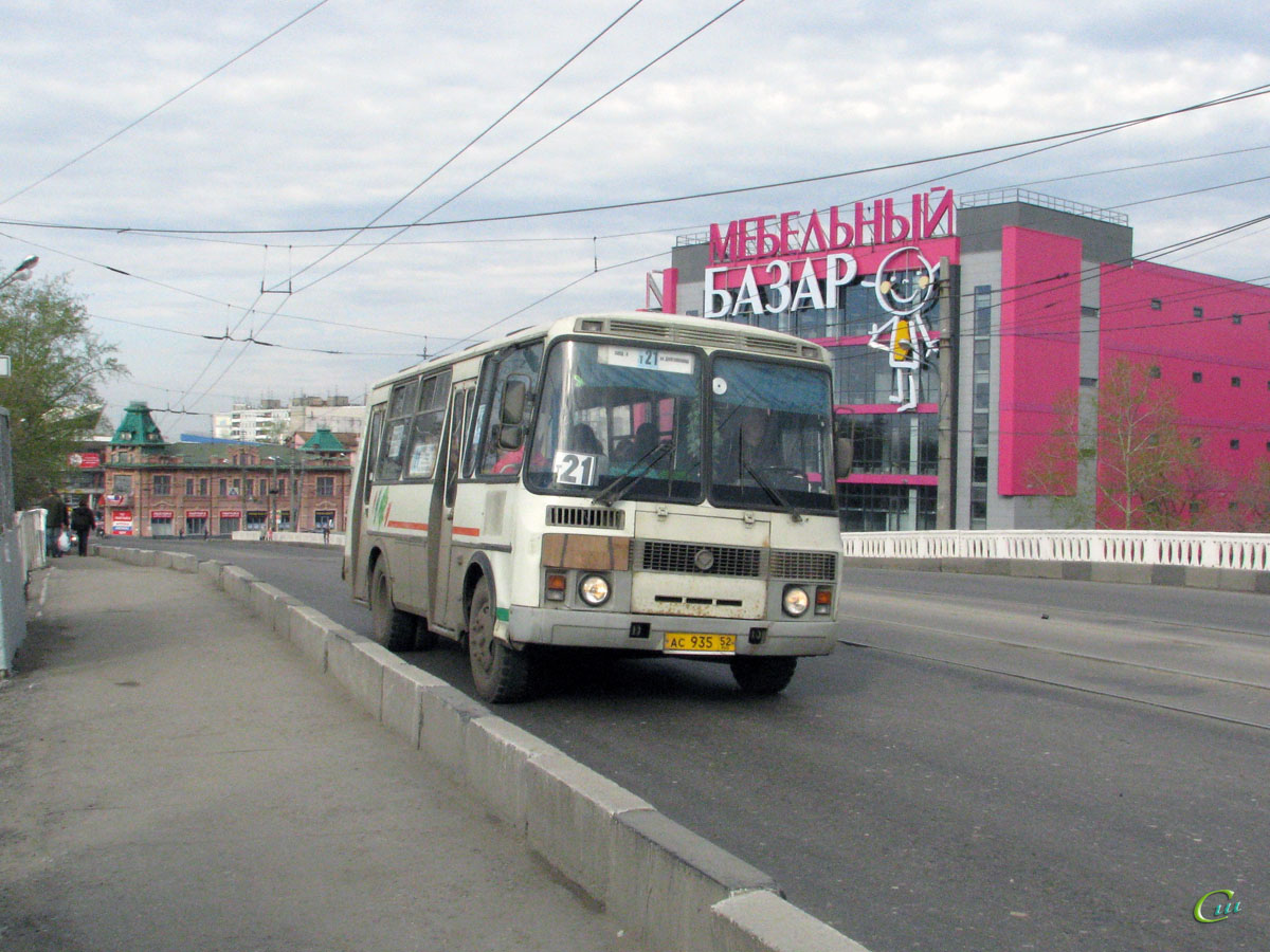 Нижний Новгород. ПАЗ-32054 ас935
