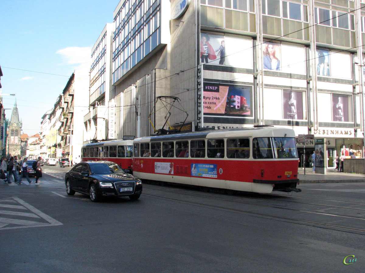 Прага. Tatra T3R.P №8219