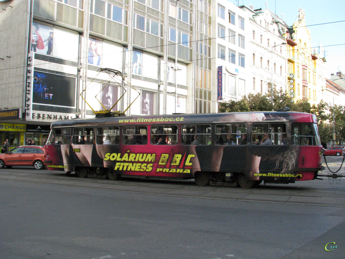 Прага. Tatra T3SUCS №7200
