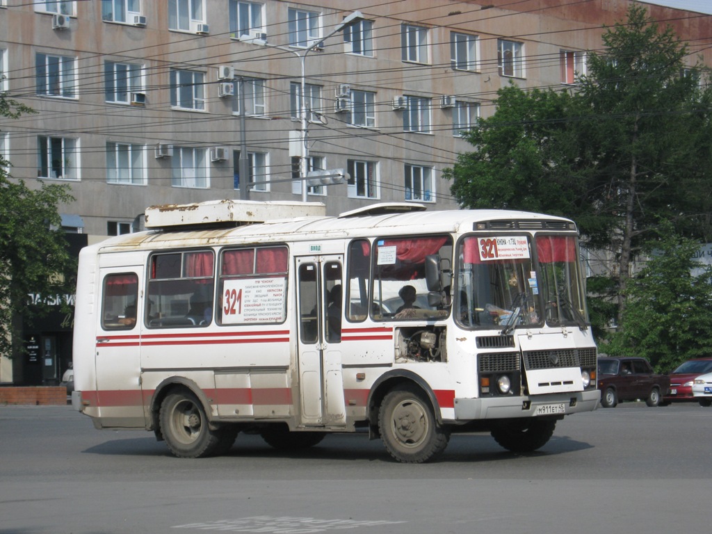 Курган. ПАЗ-3205-110 м911ет