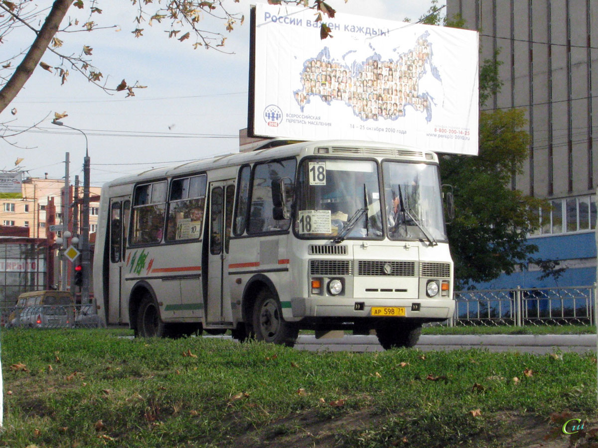 Тула. ПАЗ-32054 ар598