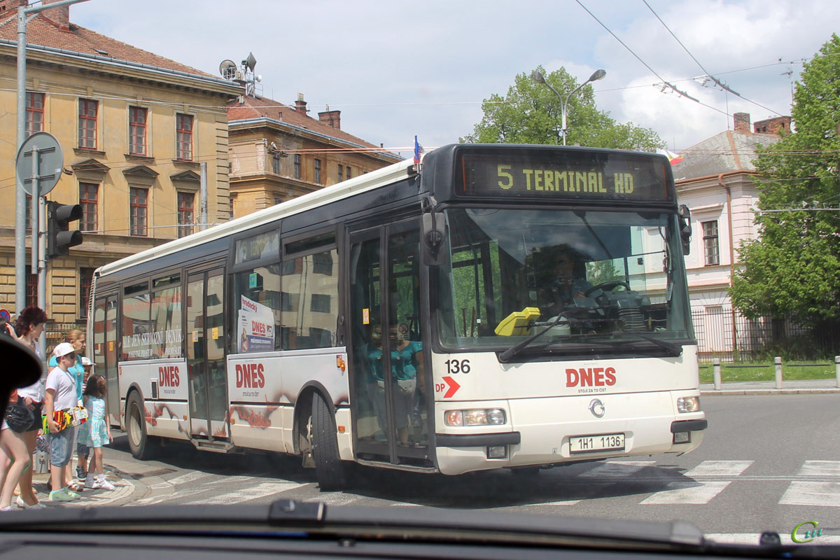 Градец-Кралове. Irisbus Agora S/Citybus 12M 1H1 1136