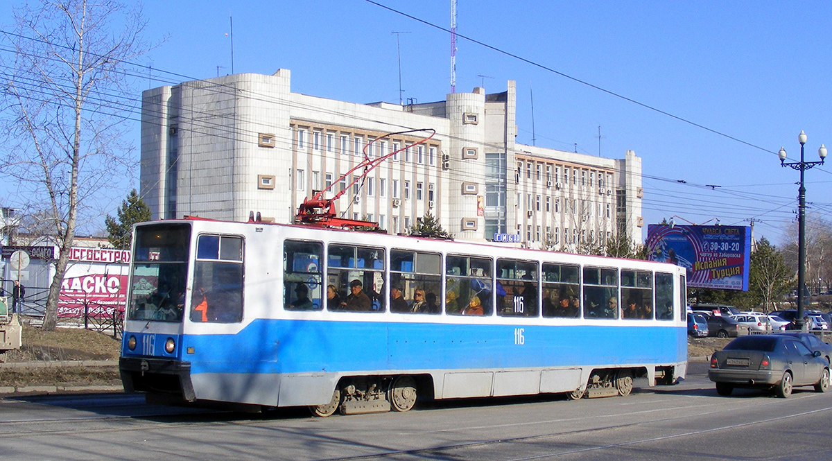 Хабаровск. 71-608К (КТМ-8) №116