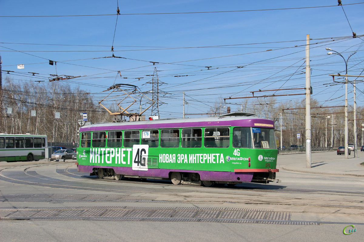 Екатеринбург. Tatra T3SU №176