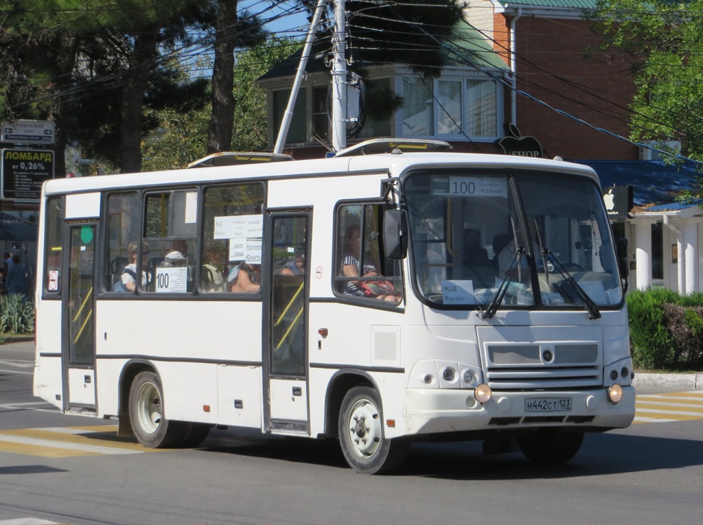 Анапа. ПАЗ-320402-03 н442ст