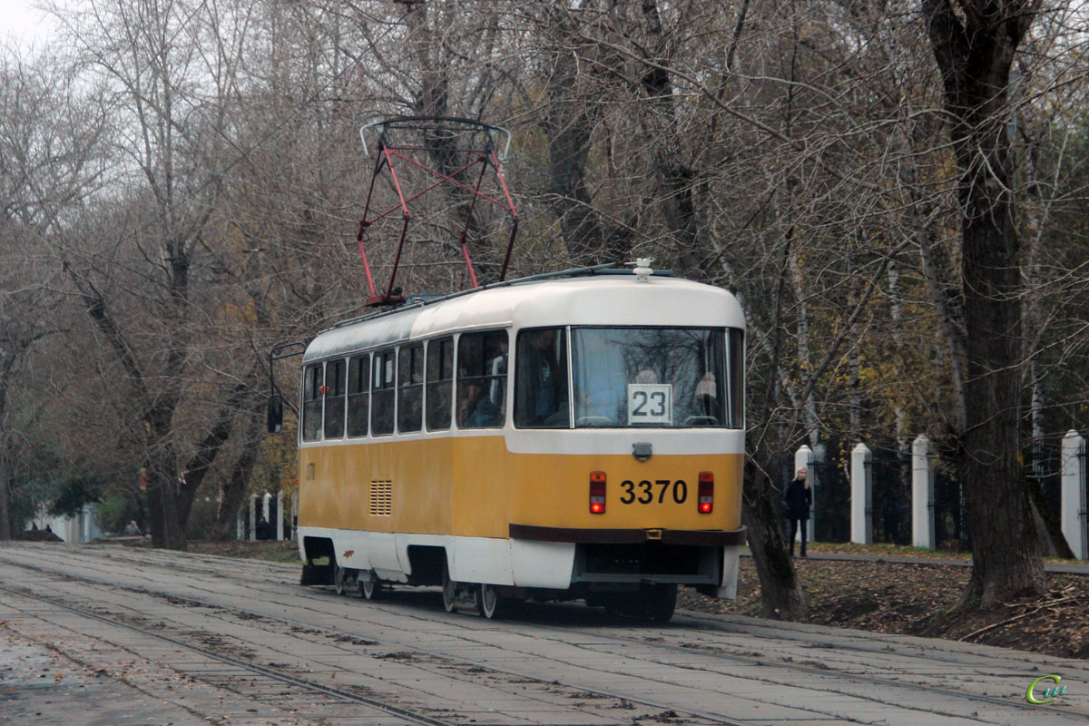 Москва. Tatra T3 (МТТЧ) №3370