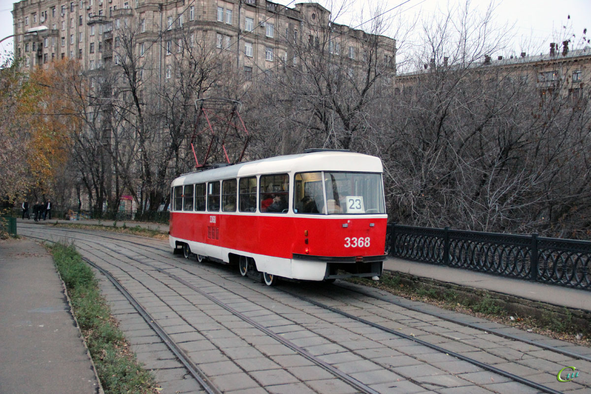 Москва. Tatra T3 (МТТЧ) №3368