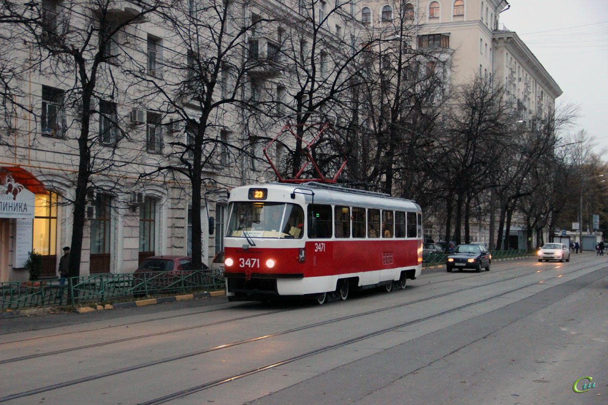 Москва. Tatra T3 (МТТА) №3471