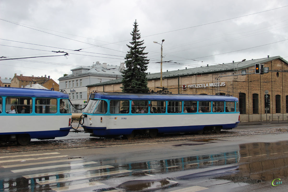 Рига. Tatra T3A №51765