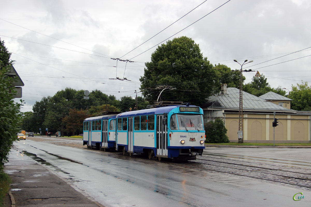 Рига. Tatra T3A №30645