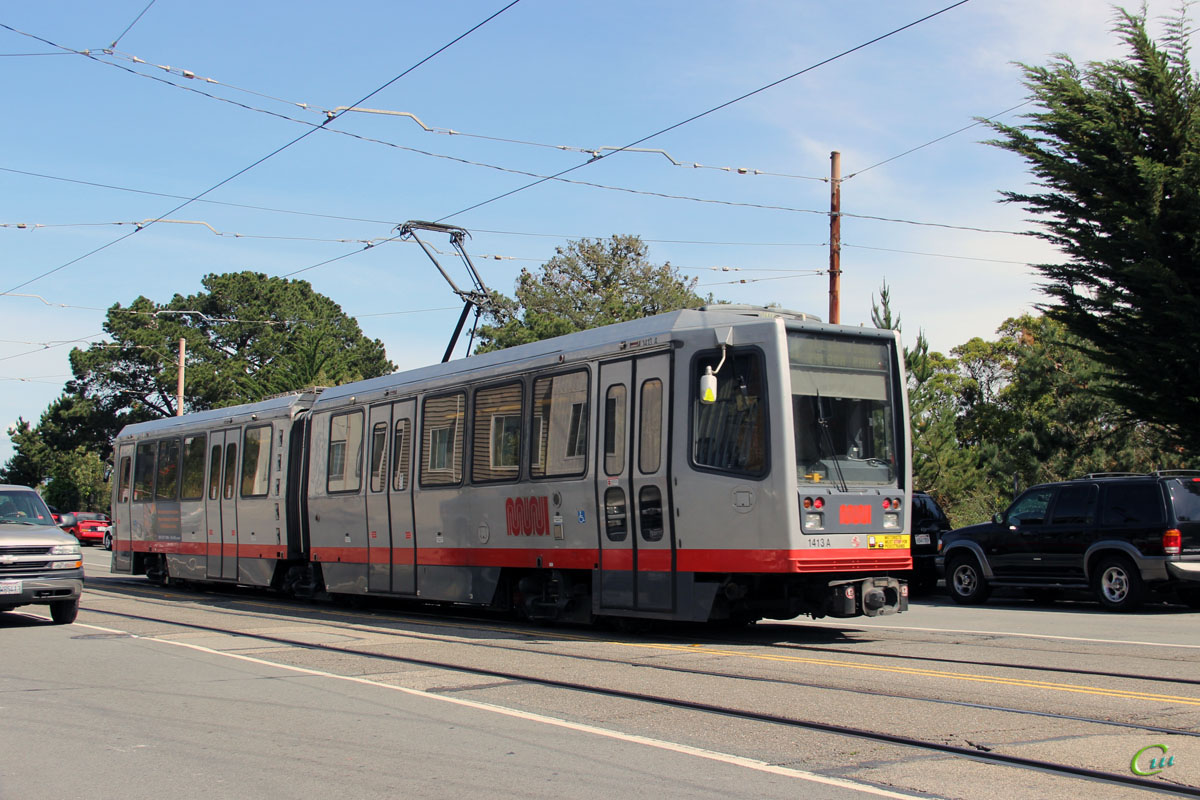 Сан-Франциско. Breda LRV №1413