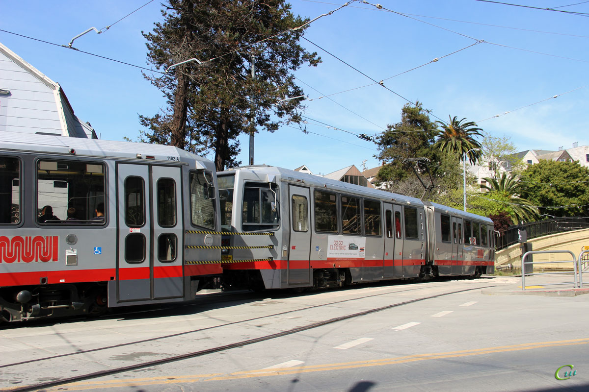Сан-Франциско. Breda LRV №1482, Breda LRV №1515