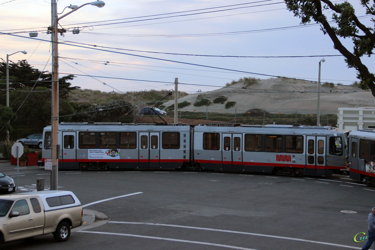 Сан-Франциско. Breda LRV №1450, Breda LRV №1547