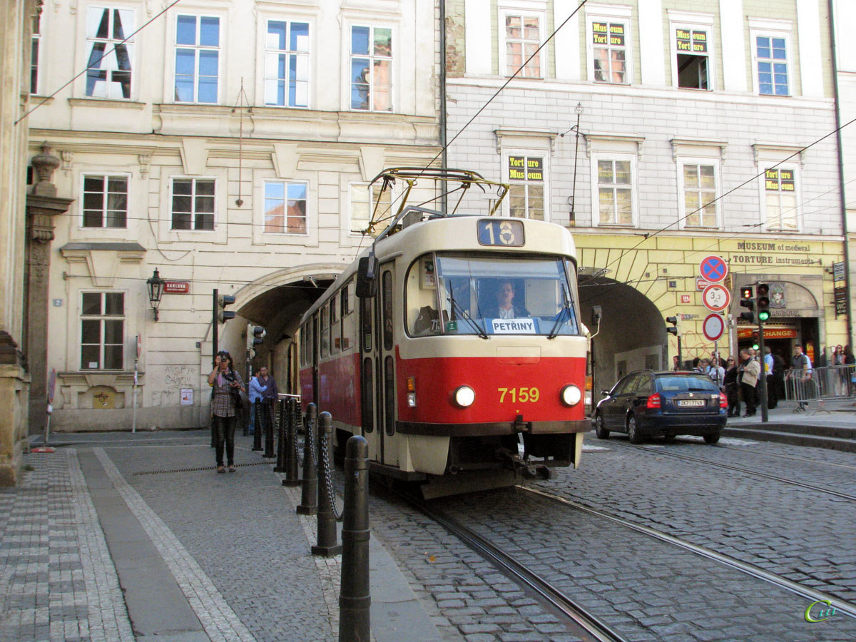 Прага. Tatra T3SUCS №7159