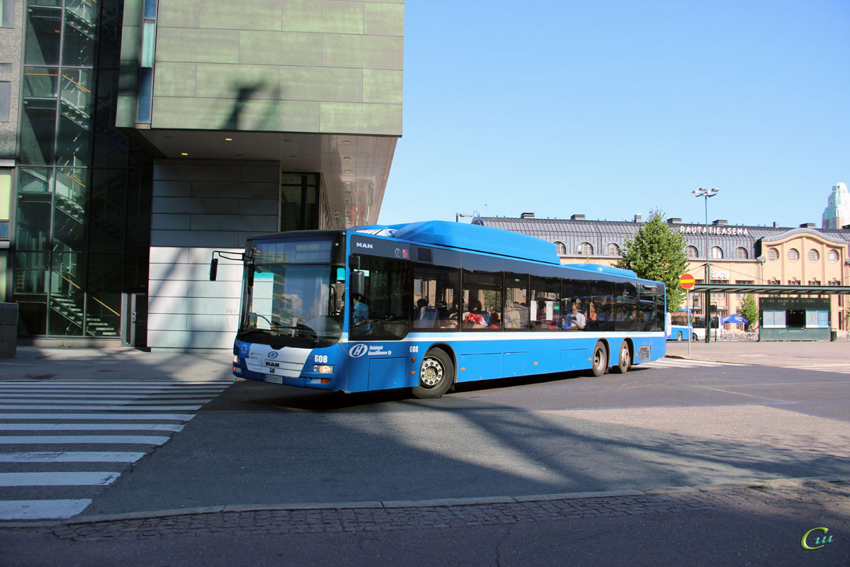 Хельсинки. MAN A25 Lion's City NÜ313 LSI-631