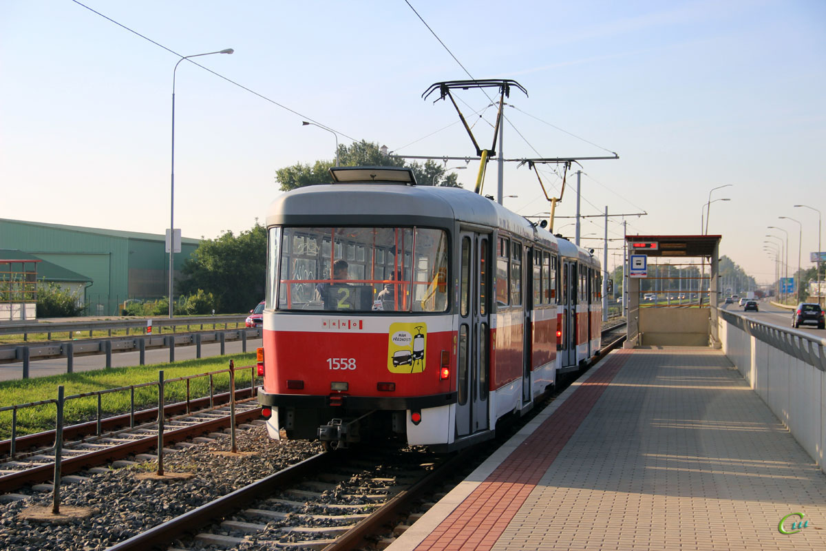 Брно. Tatra T3R.PV №1558