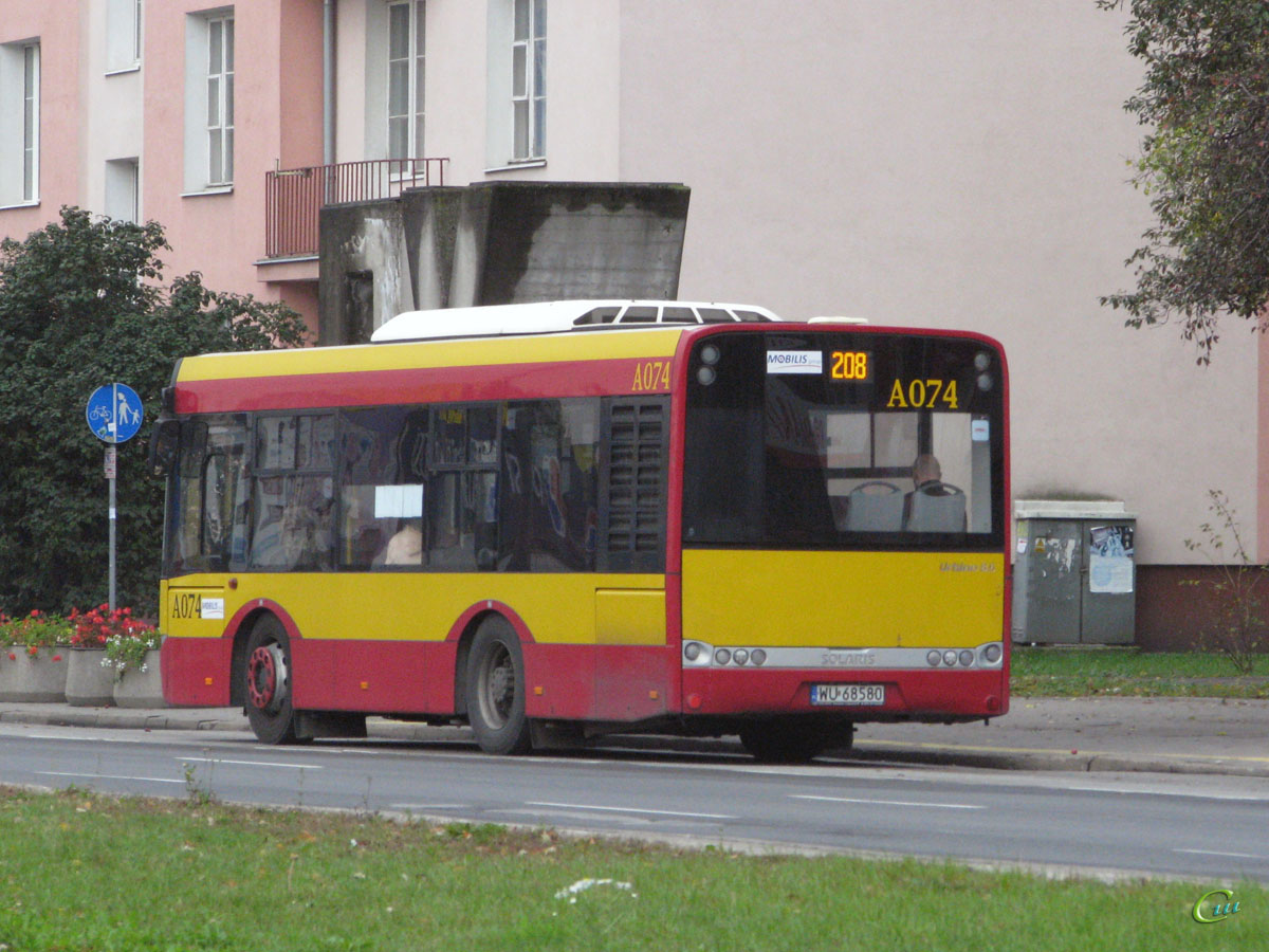 Варшава. Solaris Urbino III 8.6 WU 68580
