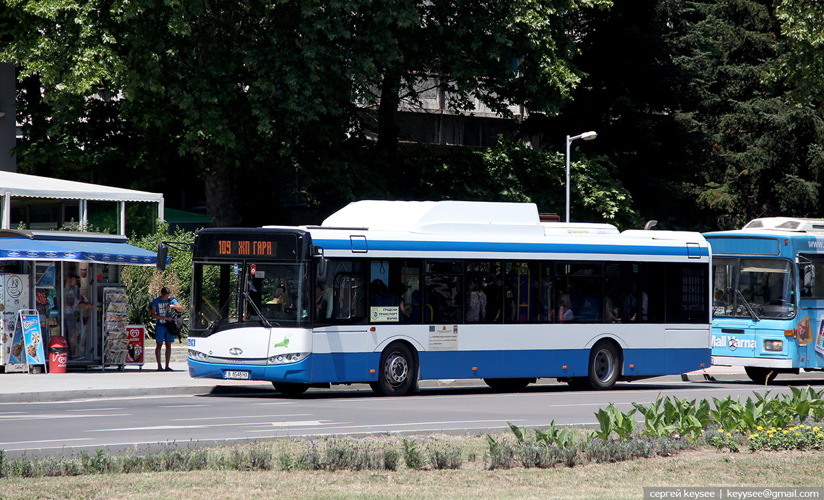 Варна. Solaris Urbino 12 CNG B 8548 HX