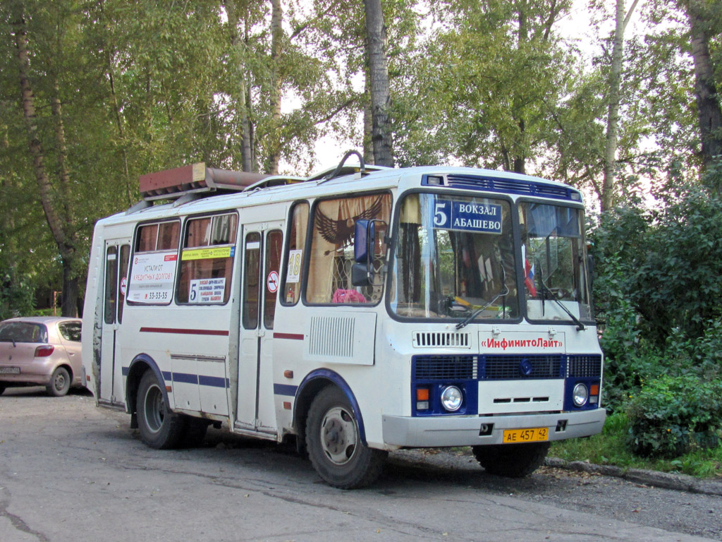 Новокузнецк. ПАЗ-32054 ае457